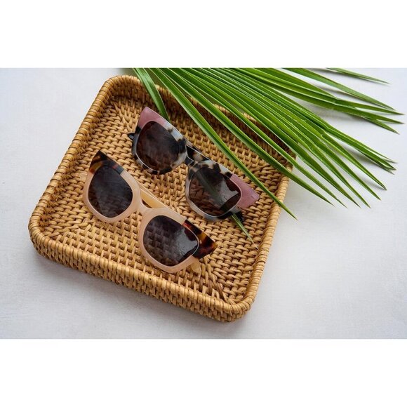 Women’s Cat Eye Sunglasses Chai Tortoise Rose Polarized UV Protection
